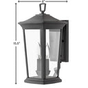 Hinkley Bromley LED Outdoor Medium Wall Mount Lantern - HL2360 Alternative Image 3