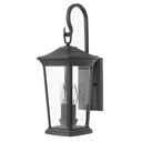 Hinkley Bromley LED Outdoor Medium Wall Mount Lantern in Museum Black Finish 
