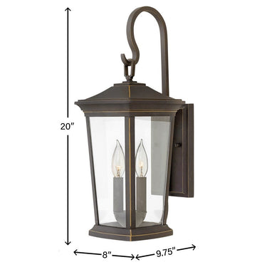 Hinkley Bromley Outdoor Medium Wall Mount Lantern - HL2364 Alternative Image 5