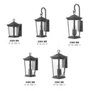 Hinkley Bromley Outdoor Medium Wall Mount Lantern in Museum Black Finish Alternative Image 2