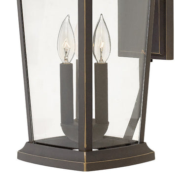 Hinkley Bromley Outdoor Medium Wall Mount Lantern in Oil Rubbed Bronze Finish Alternative Image 3
