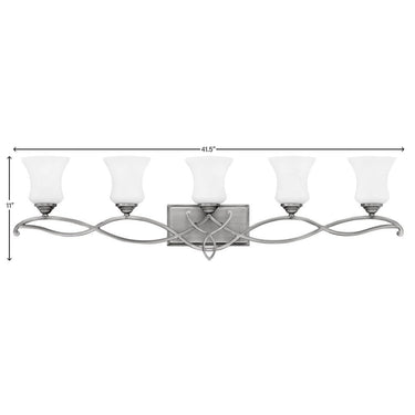 Hinkley Brooke Extra Large Five Light Vanity Wall Sconce Alternative Image 1