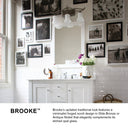 Hinkley Brooke Medium Single Light Vanity Wall Sconce Alternative Image 5