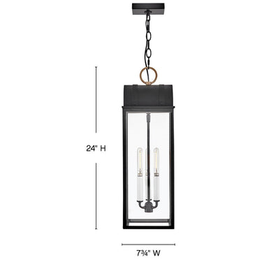 Hinkley Campbell Alternative Image 7.75" Outdoor Large Hanging Lantern Alternative Image 1