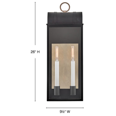 Hinkley Campbell Outdoor Large Wall Mount Lantern Alternative Image 1