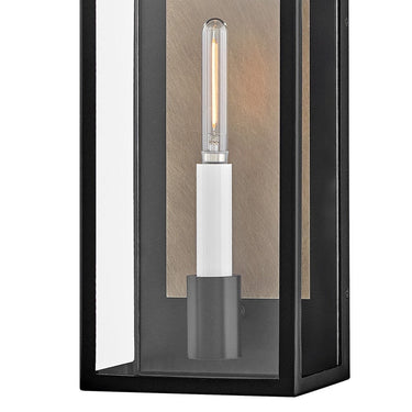 Hinkley Campbell Outdoor Medium Wall Mount Lantern - Alternative Image 10660BK-BU Alternative Image 3