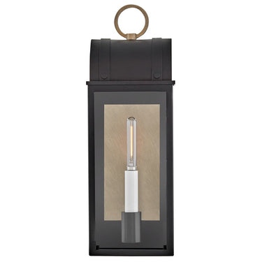 Hinkley Campbell Outdoor Medium Wall Mount Lantern - Alternative Image 10660BK-BU Alternative Image 4