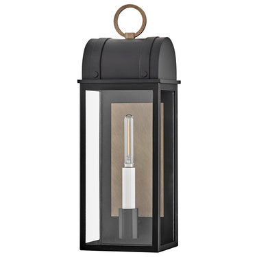 Hinkley Campbell Outdoor Medium Wall Mount Lantern - Alternative Image 10660BK-BU Alternative Image 6