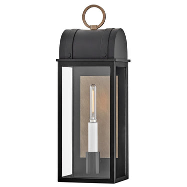 Hinkley Campbell Outdoor Medium Wall Mount Lantern - 10660BK-BU 