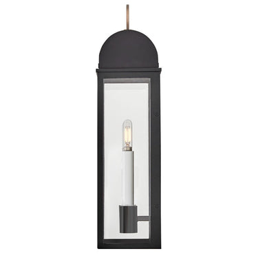 Hinkley Campbell Outdoor Medium Wall Mount Lantern - Alternative Image 10664BK-BU Alternative Image 3
