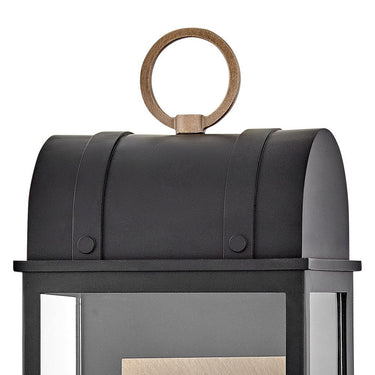 Hinkley Campbell Outdoor Medium Wall Mount Lantern - Alternative Image 10664BK-BU Alternative Image 4