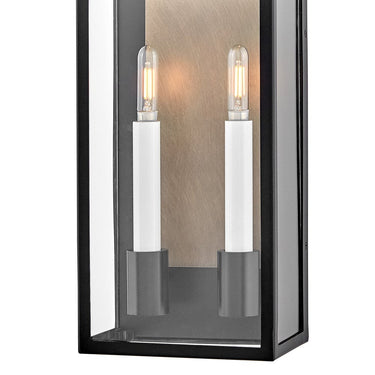 Hinkley Campbell Outdoor Medium Wall Mount Lantern - Alternative Image 10664BK-BU Alternative Image 5
