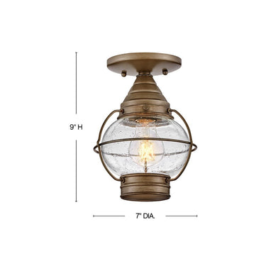Hinkley Cape Cod Outdoor Extra Small Convertible Flush Mount Alternative Image 1