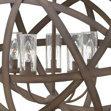 Hinkley Carson Outdoor Medium Orb Chandelier Alternative Image 2