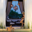 Hinkley Carson Outdoor Medium Orb Chandelier Alternative Image 5