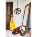 Hinkley Carson Outdoor Medium Orb Chandelier Alternative Image 6
