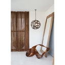 Hinkley Carson Outdoor Medium Orb Chandelier LED Alternative Image 4