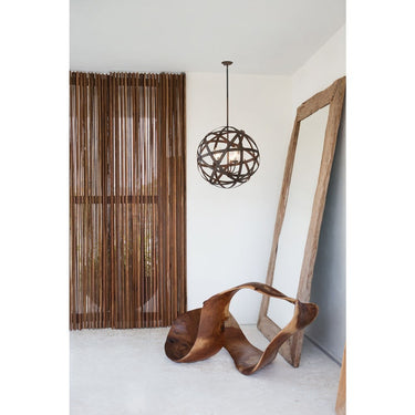 Hinkley Carson Outdoor Medium Orb Chandelier LED Alternative Image 4