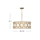Hinkley Carter Medium Drum Chandelier Alternative Image 1
