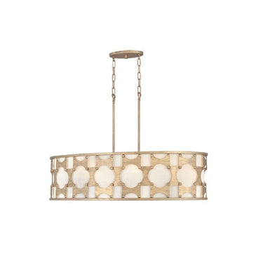 Hinkley Carter Small Six Light Linear Pendant 