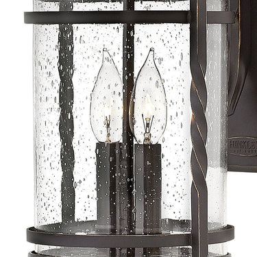 Hinkley Casa Outdoor Large Wall Mount Lantern - Alternative Image 1143OL-CL Alternative Image 2