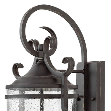 Hinkley Casa Outdoor Large Wall Mount Lantern - Alternative Image 1148OL-CL Alternative Image 2