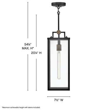 Hinkley Catalina Alternative Image 7.5" Outdoor Medium Hanging Lantern Alternative Image 1