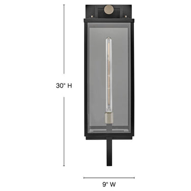 Hinkley Catalina Outdoor Large Wall Mount lantern - Alternative Image 23015BK Alternative Image 1
