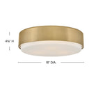 Hinkley Cedric Medium Flush Mount Alternative Image 5