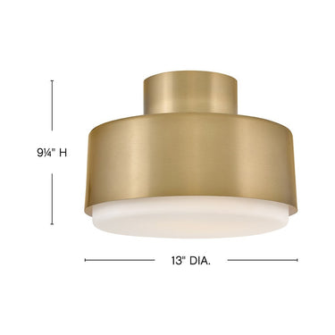 Hinkley Cedric Small Semi-Flush Mount Alternative Image 7