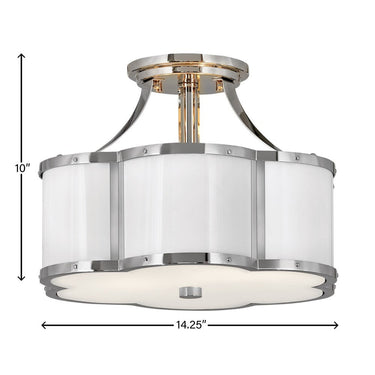 Hinkley Chance Medium Semi-Flush Mount - HL4443 Alternative Image 7
