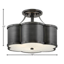 Hinkley Chance Medium Semi-flush Mount - HL4444 Alternative Image 1