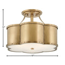 Hinkley Chance Medium Semi-flush Mount - HL4444 Alternative Image 5