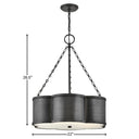 Hinkley Chance Small Drum Chandelier Alternative Image 1