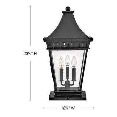 Hinkley Chapel Hill Outdoor Large Pier Mount Lantern Alternative Image 1