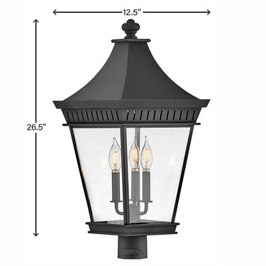 Hinkley Chapel Hill Outdoor Large Post Mount Lantern Alternative Image 1