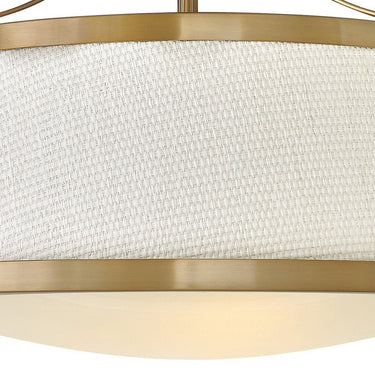 Hinkley Charlotte Medium Semi-Flush Mount in Brushed Caramel Finish Alternative Image 2