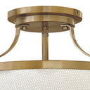 Hinkley Charlotte Medium Semi-Flush Mount in Brushed Caramel Finish Alternative Image 3