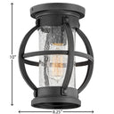 Hinkley Chatham Outdoor Extra Small Flush Mount Alternative Image 1