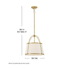 Hinkley Clarke Large Drum Pendant Alternative Image 18