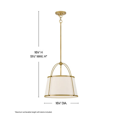Hinkley Clarke Large Drum Pendant Alternative Image 18