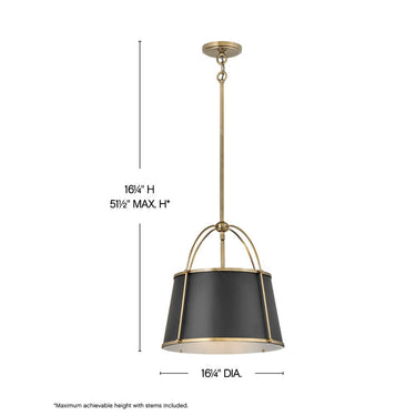 Hinkley Clarke Large Drum Pendant Alternative Image 30