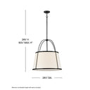 Hinkley Clarke Medium Drum Chandelier Alternative Image 1