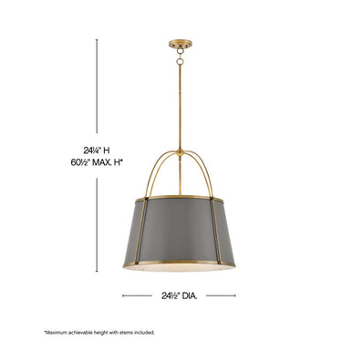 Hinkley Clarke Medium Drum Chandelier Alternative Image 13