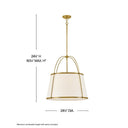 Hinkley Clarke Medium Drum Chandelier Alternative Image 18