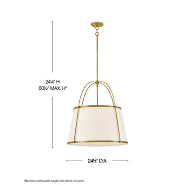 Hinkley Clarke Medium Drum Chandelier Alternative Image 18