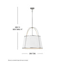 Hinkley Clarke Medium Drum Chandelier Alternative Image 26