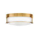 Hinkley Colbin Medium Flush Mount in Heritage Brass Finish 