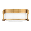 Hinkley Colbin Small Flush Mount in Heritage Brass Finish 