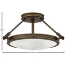 Hinkley Collier Medium Semi-Flush Mount - Alternative Image 3381LZ Alternative Image 1